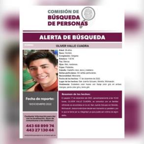 Realiza Fiscalía de Michoacán, cateo con relación a la búsqueda de Oliver V. Desaparecido desde el 18 de Diciembre 2022