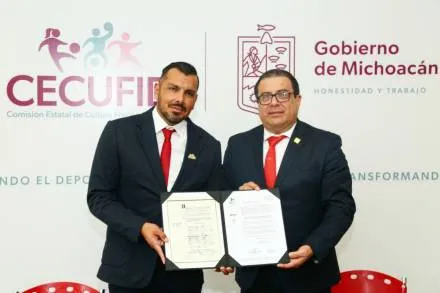 Acuerdan Cecufid y Codeme respaldar normatividad de asociaciones deportivas  para beneficio de los atletas michoacanos 