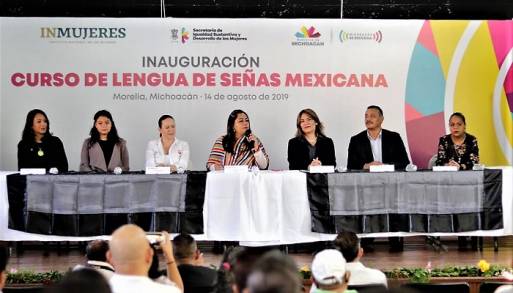 En marcha, primer taller de lengua de señas para atender violencia de género  