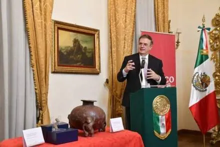 Restitución y protección de bienes culturales es prioridad para el Gobierno de México : Marcelo Ebrard