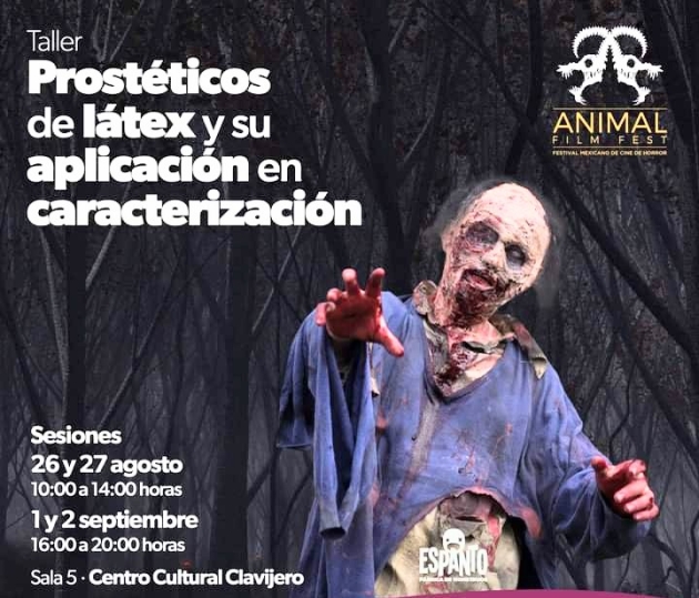 ¿Eres artista de maquillaje para cine de terror? Este taller es para ti 