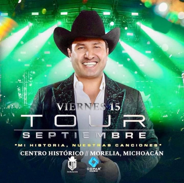 El Gobierno de Michoacán invita a celebrar el 15 de septiembre con Julión Álvarez