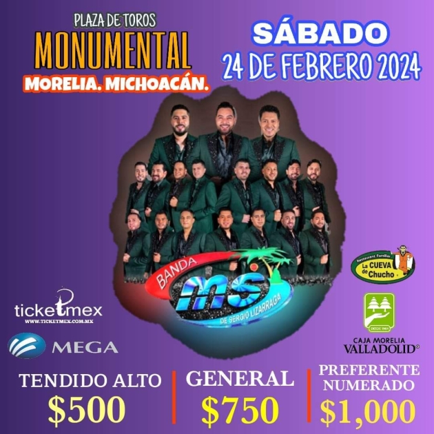 ¡Banda MS Regresa a Morelia Michoacán, Confirmado!  