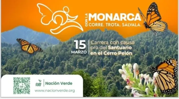Zitácuaro Michoacán  invita a Correr por la Monarca en Ruta de 13 Kilómetros  