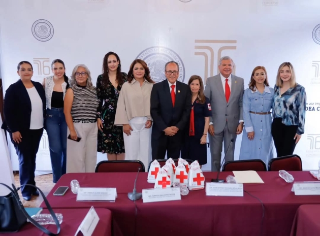Participa Congreso del Estado en la “Colecta Nacional 2025”de la Cruz Roja 