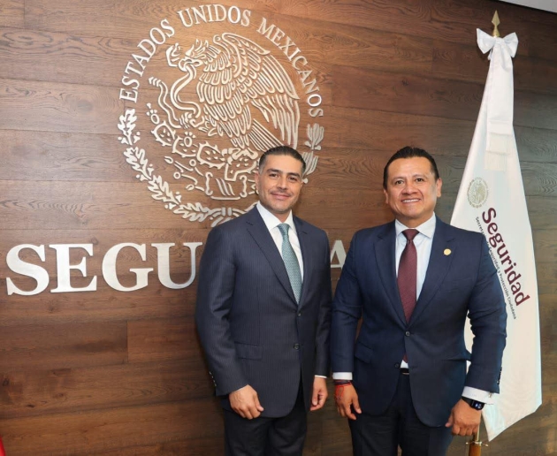 García Harfush y Torres Piña continúan el trabajo coordinado por la Seguridad de Michoacán