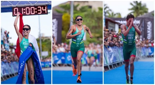 Triatletas aztecas dominan Copa Mundial de Triatlón Huatulco 2023 : Comisión Nacional del Deporte  