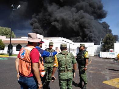 Emite Segob recomendaciones ante contaminación del aire por incendio