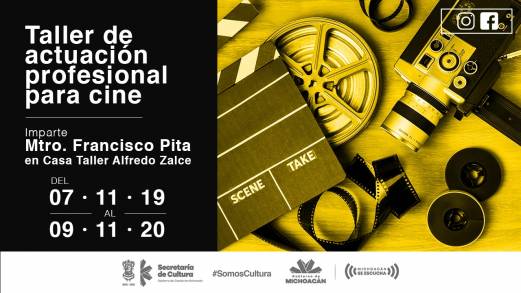 Impartirán Taller de Guión Cinematográfico  en El Centro Cultural Clavijero