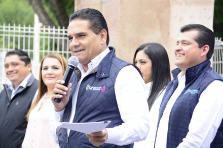 Inaugura Gobernador rehabilitación de acceso principal de La Piedad 