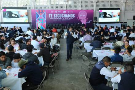 Jóvenes alzan la voz en Maravatío a favor de la Salud Mental