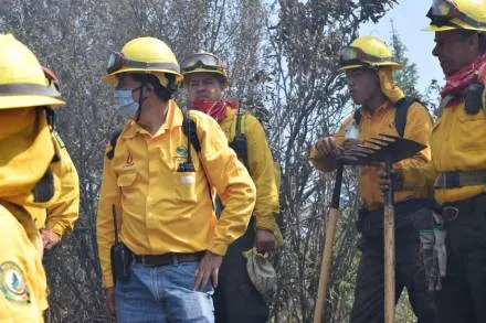 Controlado 90 por ciento de incendio en El Cacique en Zitácuaro