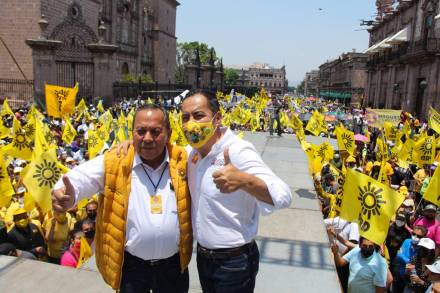 Jesús Zambrano Grijalva, dirigente Nacional del PRD en el Encuentro Nacional por la Democracia 32 Aniversario  