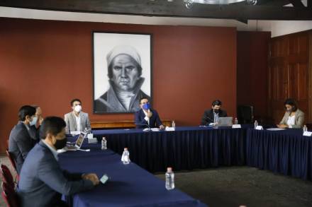 Fortalecen coordinación para garantizar proceso electoral ordenado y pacífico en Michoacán  