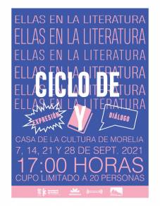  Ellas en la literatura, ciclo en la Casa de la Cultura 