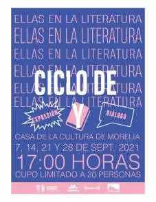  Ellas en la literatura, ciclo en la Casa de la Cultura 
