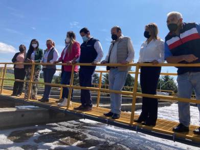 Cumple Gobierno del Estado con Santa Clara del Cobre al entregar planta de tratamiento de aguas residuales 