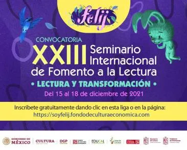 Se Invitan al XXIII Seminario Internacional de Fomento a la Lectura, Lectura y Transformación : SECUM