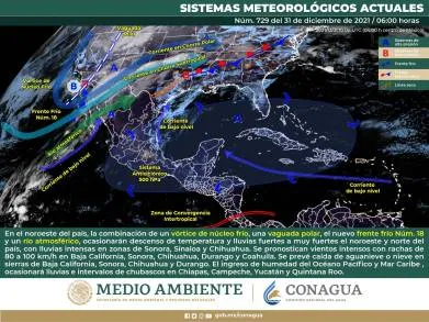 Ante condiciones de frío para este fin de año, pide PC tomar medidas preventivas 