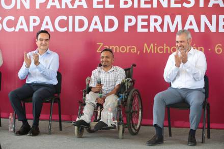 Inicia en Zamora Michoacán programa de Bienestar para adultos con discapacidad 