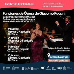 OSIDEM en el International Summer Opera Festival Of Morelia 