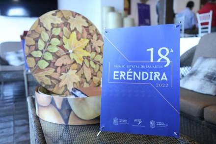 Dan a conocer las bases del 18Â° Premio Estatal de las Artes Eréndira 