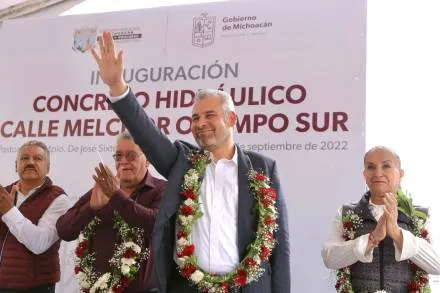 Recibe José Sixto Verduzco 6.5 mdp este año para obra pública en evento encabezado por Alfredo Ramírez  