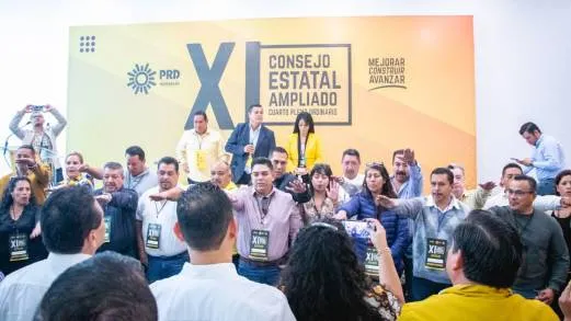 Con la Presencia del ex gobernador Silvano Aureoles inicia el Cuarto Pleno Ordinario del XI Consejo Estatal del PRD 