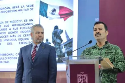 Michoacán recibe la magna exposición militar La Gran Fuerza de México 