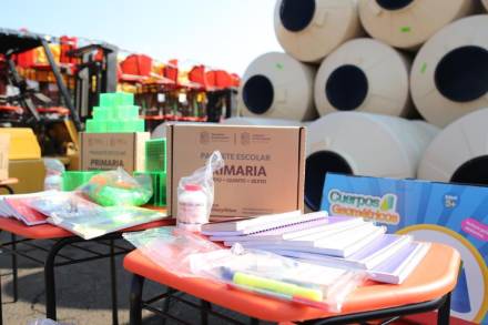 SEE contempla materiales y útiles para 77 mil estudiantes en entrega histórica 