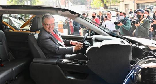 El Canciller Marcelo Ebrard encabezó la presentación del Diagnóstico y Recomendaciones para la Transición de la Industria Automotriz 