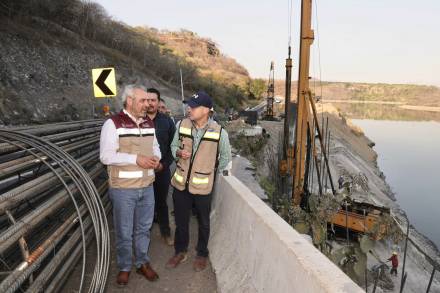 Supervisa Alfredo Ramírez Bedolla avances de rehabilitación en autopista Siglo XXI 