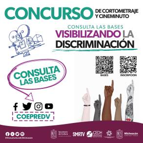 Por cerrar, convocatoria para cortometraje Visibilizando la discriminación 