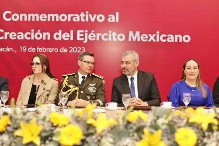 Reconoce Alfredo Ramírez Bedolla compromiso de Fuerzas Armadas con federación y estado 