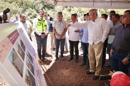 Rehabilitación de Camino Peribán-Buenavista, al 90%  la Obra