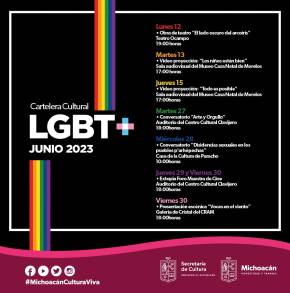 Secum da a conocer la Cartelera Cultural del Orgullo 2023