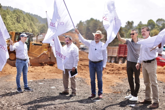 Arrancan Alfredo Ramírez Bedolla y SICT ampliación de autopista Pátzcuaro-Uruapan 