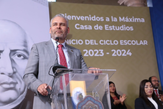  ARB Inaugura el inicio de Ciclo Escolar 2023-2024 de la UMSNH 