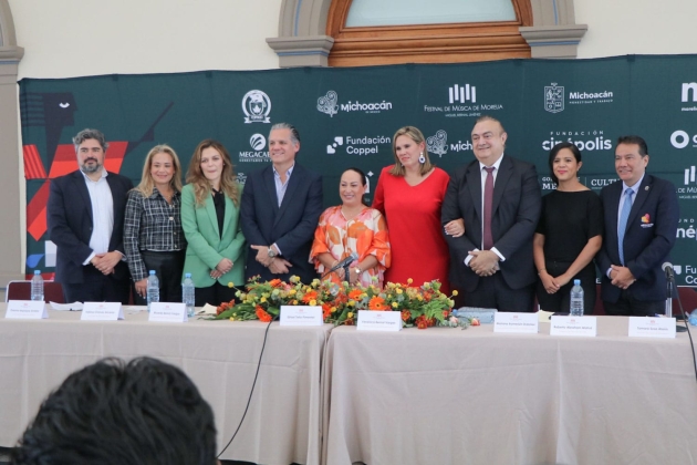 Presentan 35 edición del Festival de Música de Morelia; habrá 55 conciertos 