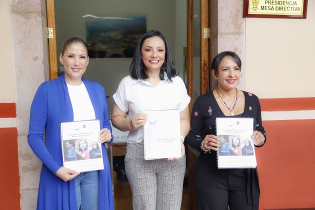 Entrega Comisión Legislativa de Protección de la Niñez y la Adolescencia 2° Informe de Actividades 