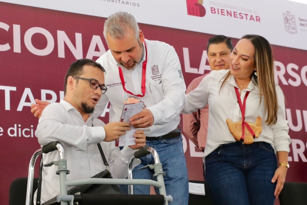 Reciben pensión más de 46 mil Michoacanos con Discapacidad 