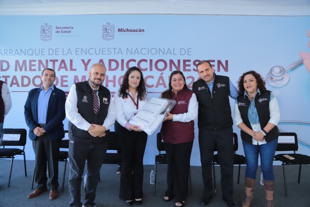 Arranca en Michoacán Encuesta Nacional de Adicciones 2023 