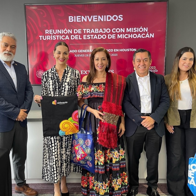 Sectur promocionará a Michoacán en Houston U.S.A. como destino turístico y de inversión 