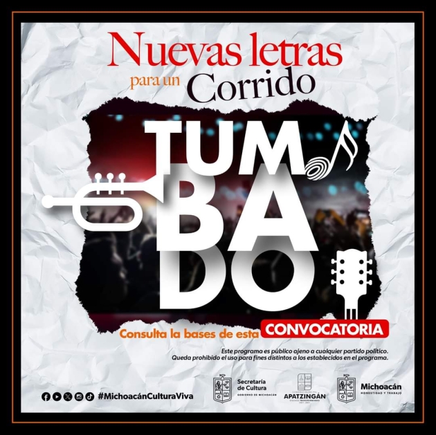 Abre Secum concurso de creación de Corridos Tumbados 