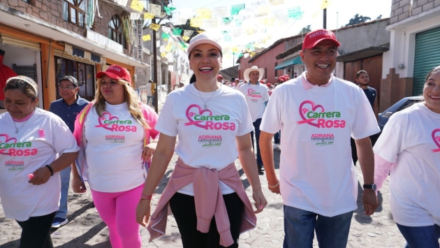 Con la participación de casi 6 mil personas, cierra con éxito la 9a Carrera Rosa la Dip. Hernández 