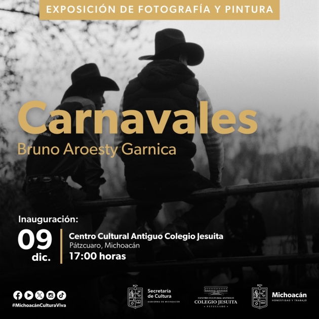 Conoce más sobre los carnavales de Michoacán con esta expo de la Secum 