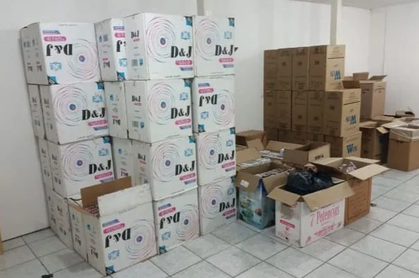 SSP, Ejército y FGE aseguran más de 40 mil cajetillas de cigarros apócrifos en Apatzingán 
