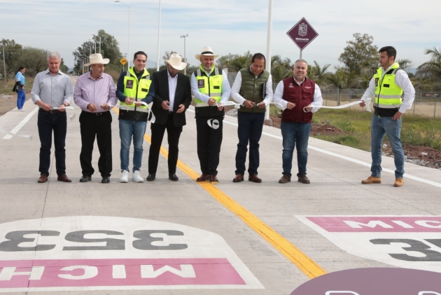 Inaugura Alfredo Ramírez Bedolla libramiento de Briseñas; beneficiará a más de 35 mil habitantes 