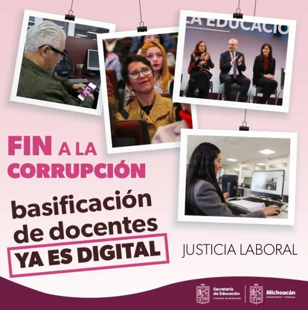 Desde este lunes la basificación de trabajadores de la educación ya será digital: SEE 