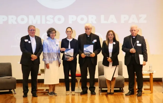 Claudia Sheinbaum llama al Episcopado a trajan unidos por la Paz en México  